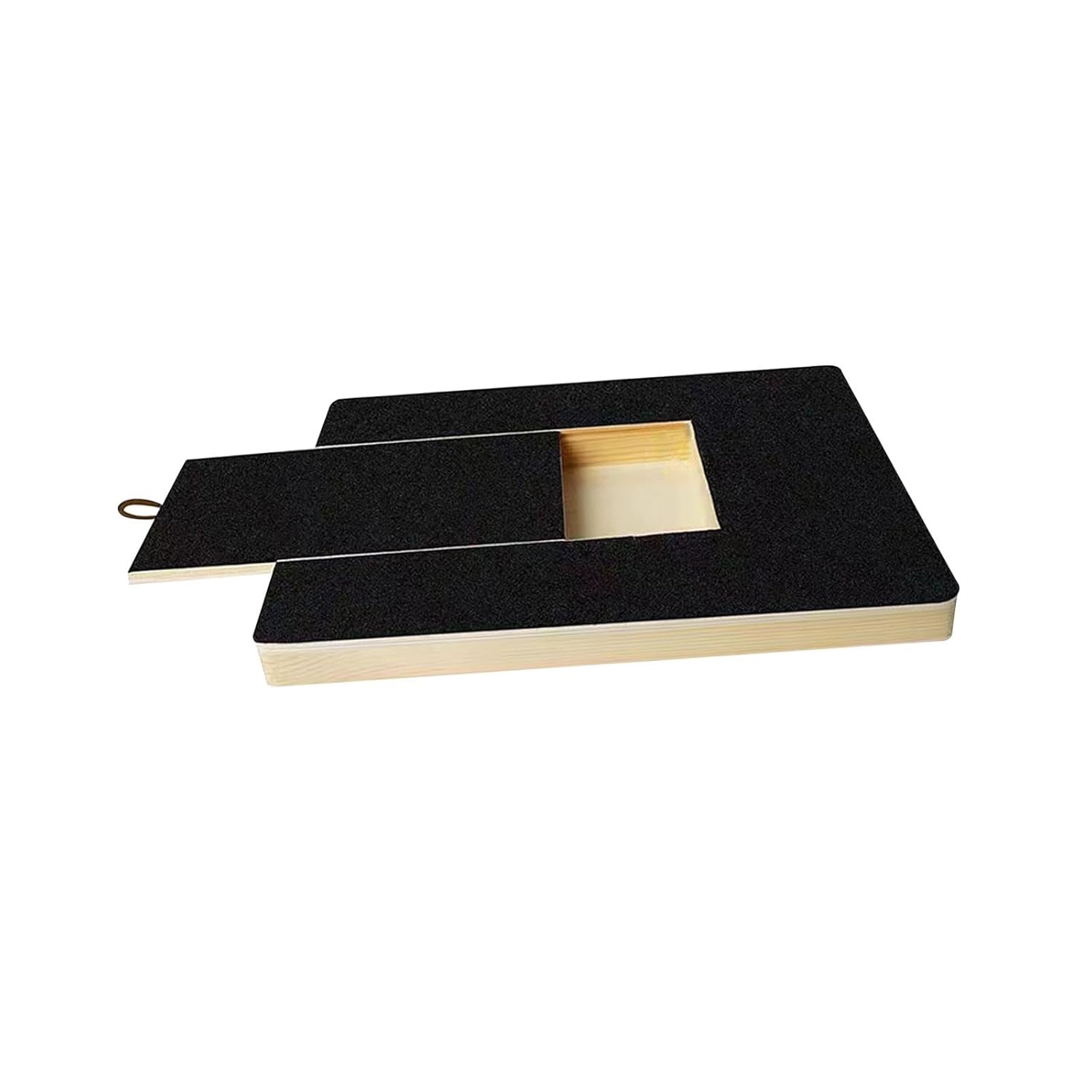 Dog Nail Scratch Pad with Snack Box – Wood Nail Care Board for Dogs